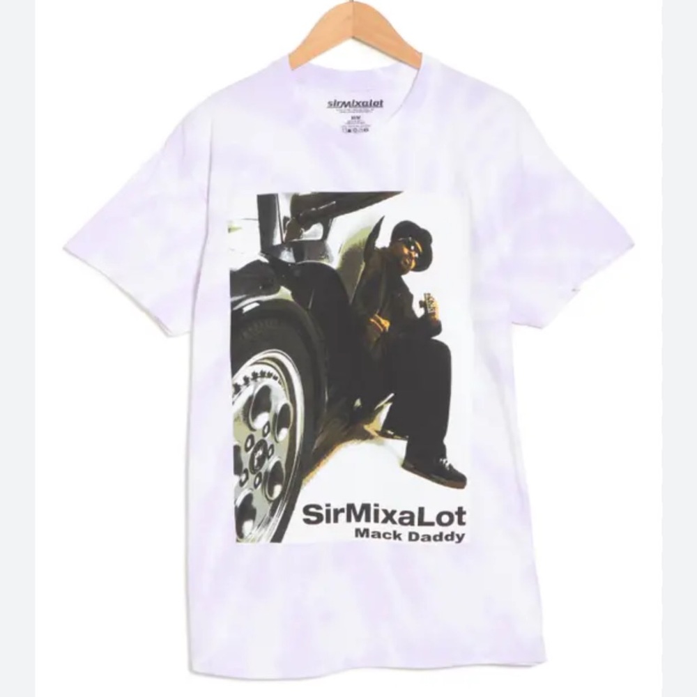 Philcos Purple Wash Sir Mix-a-lot Mack Daddy Tie Dye T-shirt